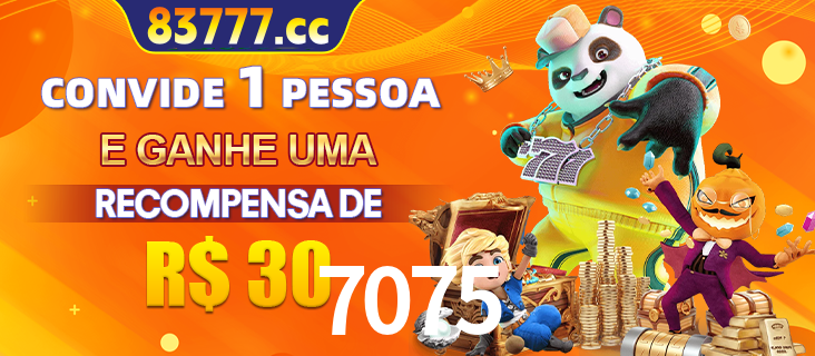 Banner institucional da 7075 sobre parceria de marcas e criação de uma marca de excelência, apresentando os mascotes de jogos populares como o Fortune Tiger.